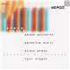 Steve Reich, Ensemble Avantgarde - Phase Patterns / Pendulum Music / Piano Phase / Four Organs