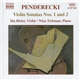 Penderecki - Ida Bieler · Nina Tichman - Violin Sonatas Nos. 1 And 2